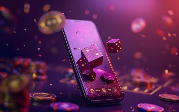 Layar permainan Sweet Bonanza menampilkan grid simbol dan fitur cascade di platform top1win